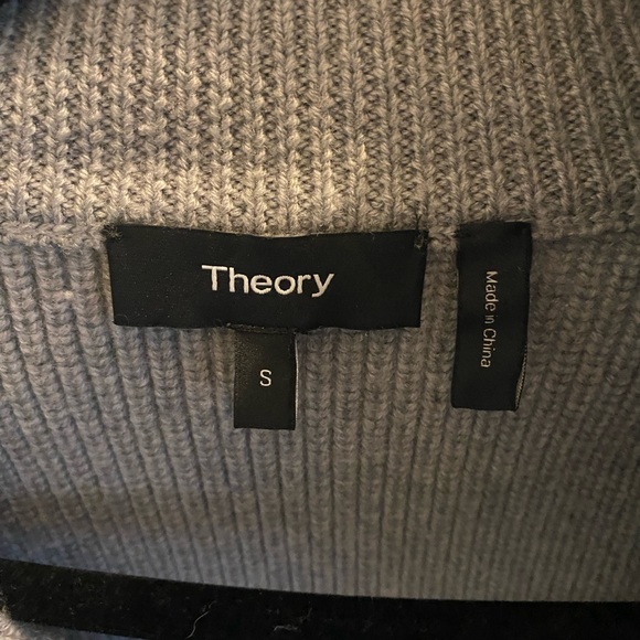 Theory Merino Wool Zip-Up Sweater - Picture 3 of 3